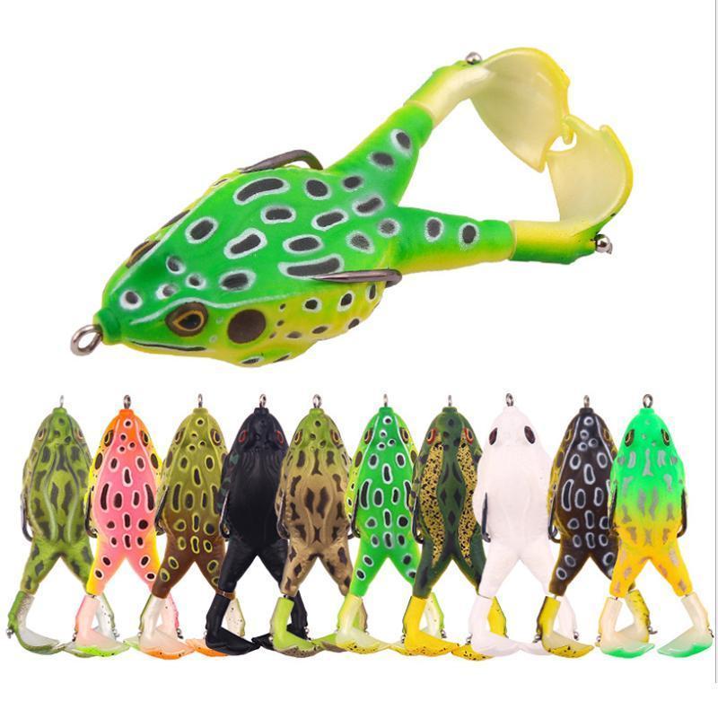 Double Propeller Frog Soft Bait(1 or 5 pics)