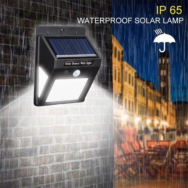 20 LED Solar Lamps Outdoor, Super Bright Wall Lamp with Motion Sensor