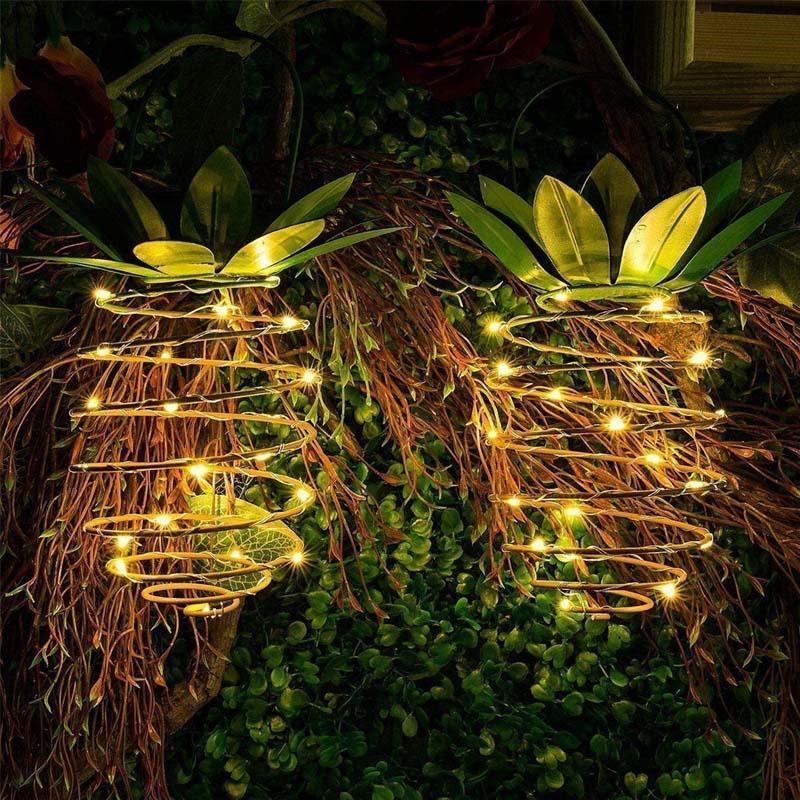 Waterproof Solar Pineapple Lights