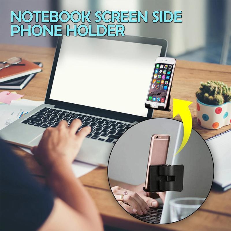 Laptop Side Phone Holder