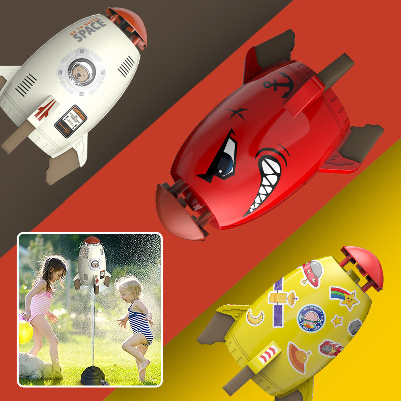 Summer Toy Outdoor Yard Rocket Sprinkler